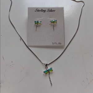 Dragonfly Jewelry Set